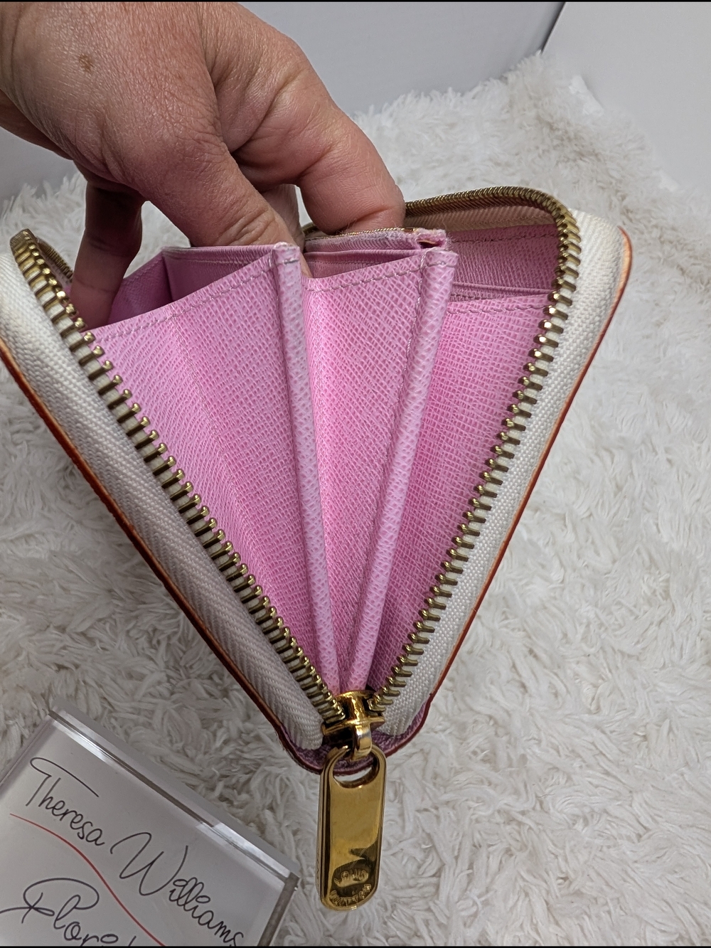 Louis Vuitton Murakami White Multicolor Monogram Zip Wallet - Picture 10 of 14
